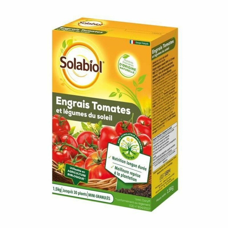 Fertilizzante per piante Solabiol Sotomy15 Pomodoro Legumi 1,5 Kg Fertilizzante per piante Solabiol Sotomy15 Pomodoro Legumi 1,5 Kg