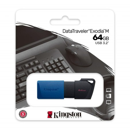 Memoria USB Kingston Exodia M Nero 64 GB (1 Unità)