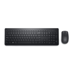 Tastiera e Mouse Dell KM3322W Qwerty US Nero QWERTY