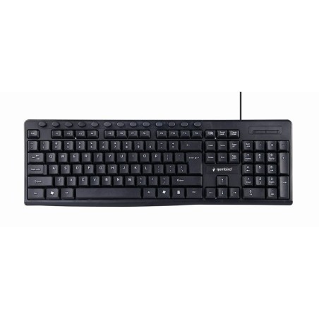 Tastiera GEMBIRD KB-UM-107 Qwerty US Nero