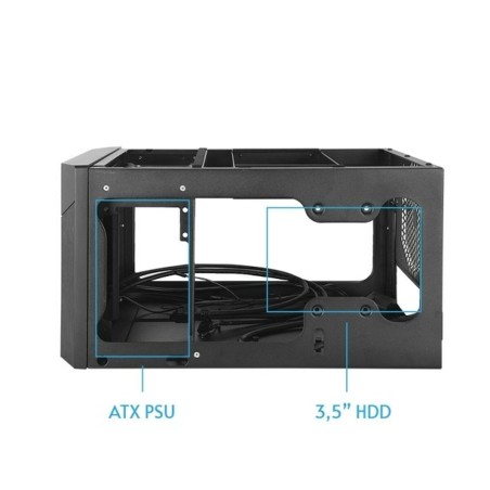 Case computer desktop ATX Chieftec CN-01B-OP Nero