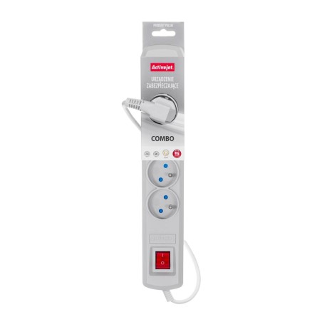 Multipresa 5 Prese con Interruttore Activejet ACP-5GN (5 m)