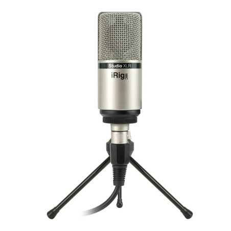 Microfono IK Multimedia IP-IRIG-MICSTDXLR-IN Argentato