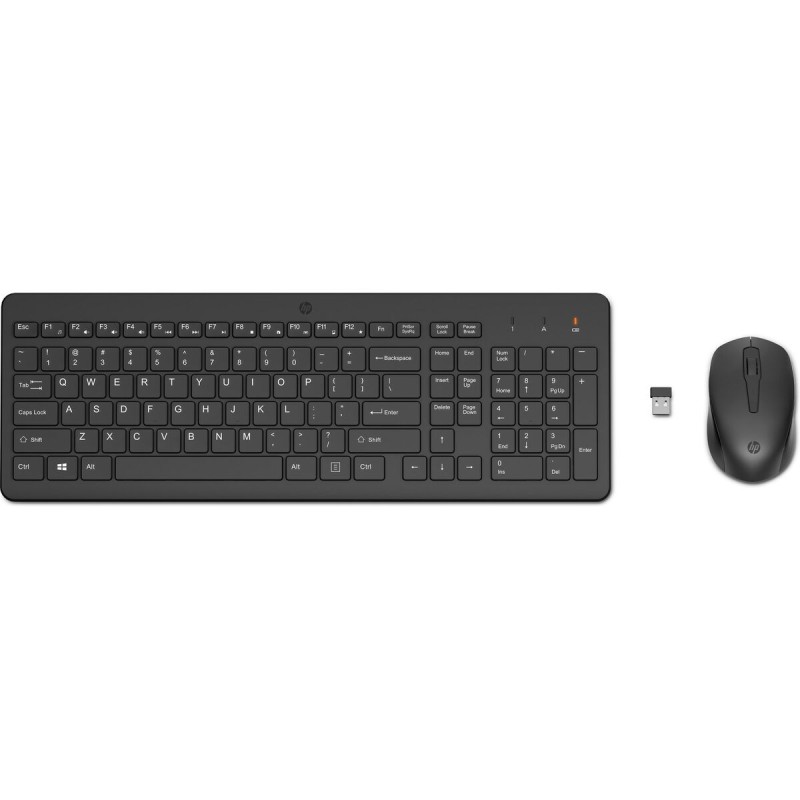 Tastiera e Mouse HP 2V9E6AA Nero Inglese Qwerty US Tastiera e Mouse HP 2V9E6AA Nero Inglese Qwerty US