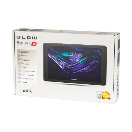 Tablet Blow BlackTAB8 Unisoc T310 3 GB RAM 32 GB Nero