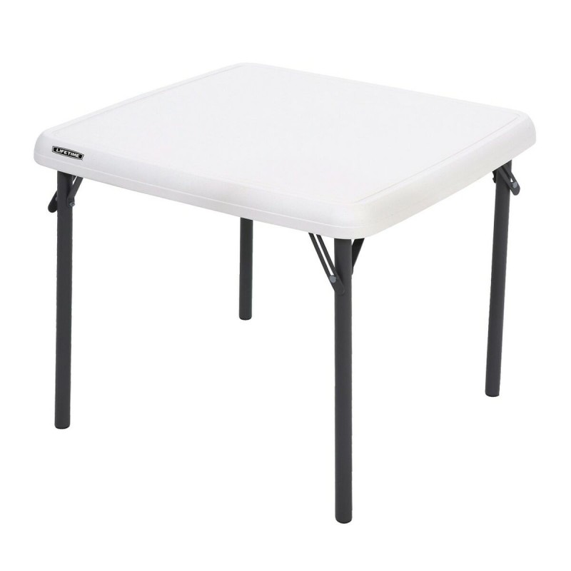 Tavolo per Bambini Lifetime Bianco Pieghevole 61 x 53,5 x 61 cm Acciaio Plastica Tavolo per Bambini Lifetime Bianco Pieghevole 61 x 53,5 x 61 cm Acciaio Plastica
