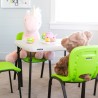Tavolo per Bambini Lifetime Bianco Pieghevole 61 x 53,5 x 61 cm Acciaio Plastica