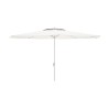 Marbueno Ombrellone Acciaio 8 Stecche D270 cm Poliestere Bianco Giardino, Piscina e Terrazza 10187