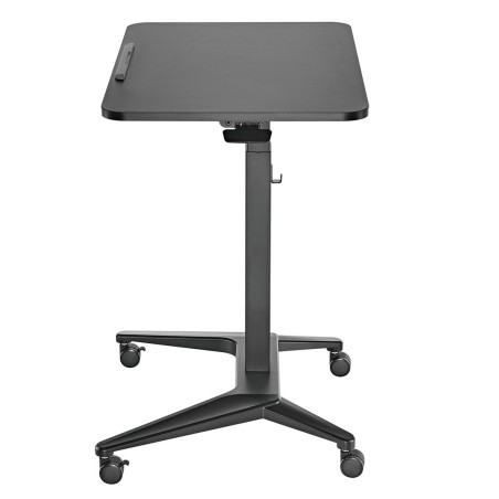 Scrivania MacLean MC-453B Nero Acciaio 80 x 52 cm