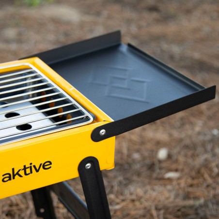 Barbecue Portatile Aktive Acciaio 89 x 32 x 22 cm Giallo