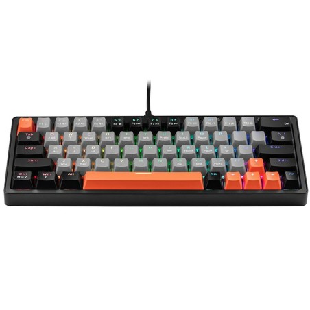 Tastiera meccanica Tracer TRAKLA47297 Bianco Multicolore QWERTY