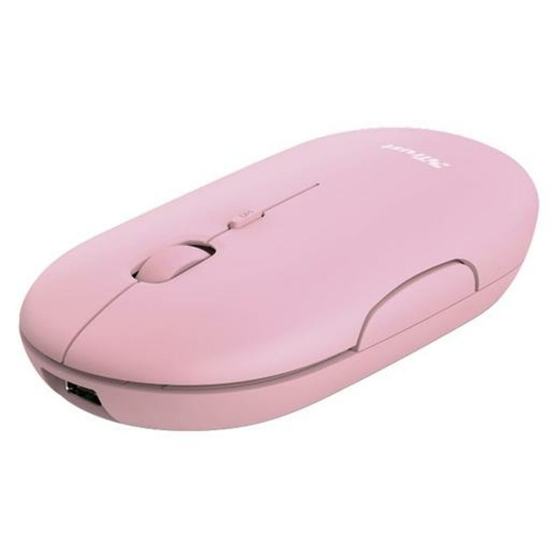 Mouse senza Fili Trust Puck 1600 DPI Rosa Mouse senza Fili Trust Puck 1600 DPI Rosa