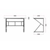 Scrivania Gaming Huzaro HZ-Hero 1.6 Black Nero 120 x 75 x 60 cm