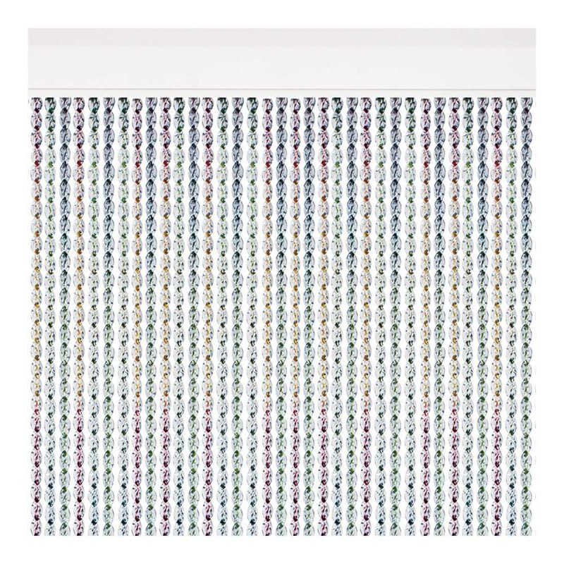 Tenda Acudam Cantabria Porte Multicolore Esterno Argentato PVC Alluminio 90 x 210 cm Tenda Acudam Cantabria Porte Multicolore Esterno Argentato PVC Alluminio 90 x 210 cm