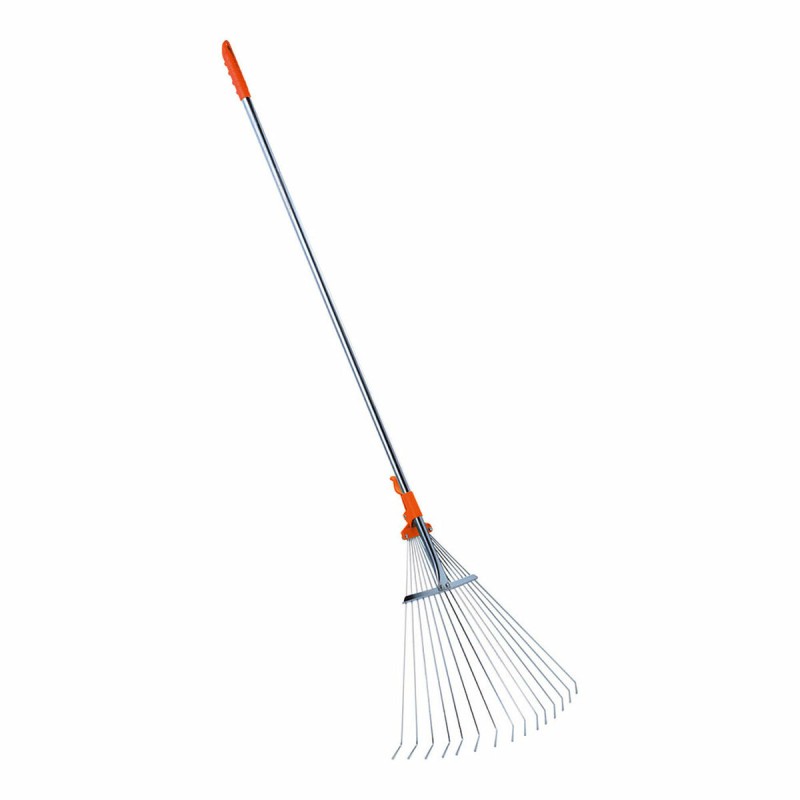 Rastrello per Raccogliere le Foglie Stocker Manico Telescopico 1,6 m Rastrello per Raccogliere le Foglie Stocker Manico Telescopico 1,6 m