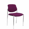 Sedia per Reception Villalgordo Piqueras y Crespo BALI760 Viola Ecopelle