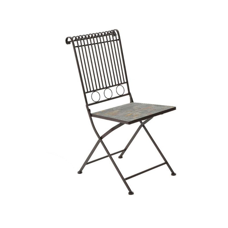 Sedia Pieghevole Kaemingk Stuttgart Bianco Marrone 39 x 39 x 9 cm Sedia Pieghevole Kaemingk Stuttgart Bianco Marrone 39 x 39 x 9 cm