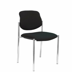 Sedia per Reception Villalgordo Piqueras y Crespo BALI840 Nero Ecopelle