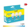Confezione da 3 lampadine LED EDM 98202 G 35 W 5 W 50 W E14 400 lm Ø 4,5 x 8 cm (6400 K)