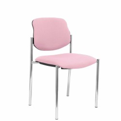 Sedia per Reception Villalgordo Piqueras y Crespo BALI710 Rosa Ecopelle