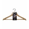 Set di Grucce 5five Simply Smart Marrone Naturale Legno 44 x 23 cm (4 Unità)