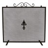 Protettore da Camino EDM 85756 Nero 67,3 x 0,8 x 61 cm