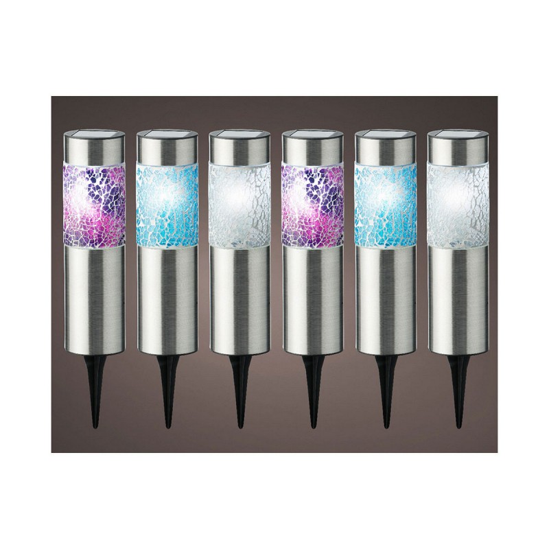 Set di picchetti solari da giardino Lumineo Gaudi Luce LED Faro