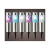 Set di picchetti solari da giardino Lumineo Gaudi Luce LED Faro