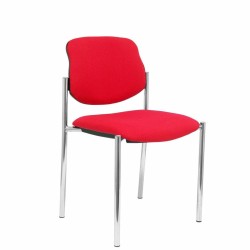 Sedia per Reception Villalgordo Piqueras y Crespo BALI350 Rosso Ecopelle
