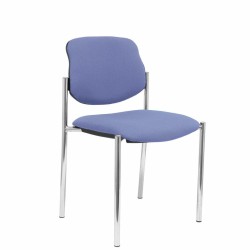 Sedia per Reception Villalgordo Piqueras y Crespo BALI261 Azzurro Ecopelle