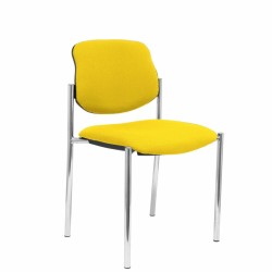 Sedia per Reception Villalgordo Piqueras y Crespo BALI100 Giallo Ecopelle