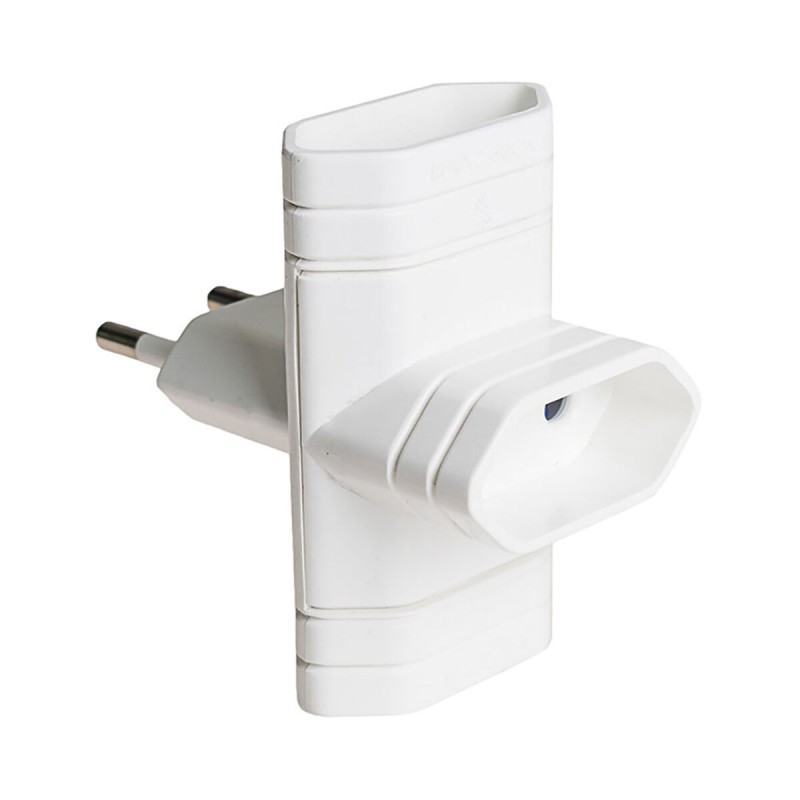 Adattore con prese Solera 6009 Triplo 250 V Bianco 10 A 2300 W Adattore con prese Solera 6009 Triplo 250 V Bianco 10 A 2300 W