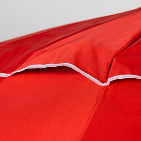 Ombrellone Aktive Rosso Alluminio 220 x 215 x 220 cm (6 Unità)