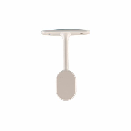 Supporto per asta dell'armadio Stor Planet Cintacor Bianco Ovalada 15 x 25 mm (2 Unità)