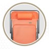 Lettino reclinabile Aktive Arancio 53 x 87 x 78 cm (4 Unità)