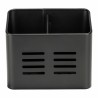 Cestello per posate Wenko Susie 55098100 Nero opaco Metallo
