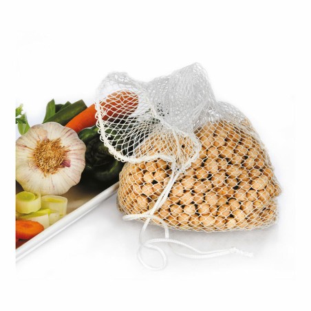 Shopping Bag Ibili 37 x 20 cm Bianco Rete Legumi