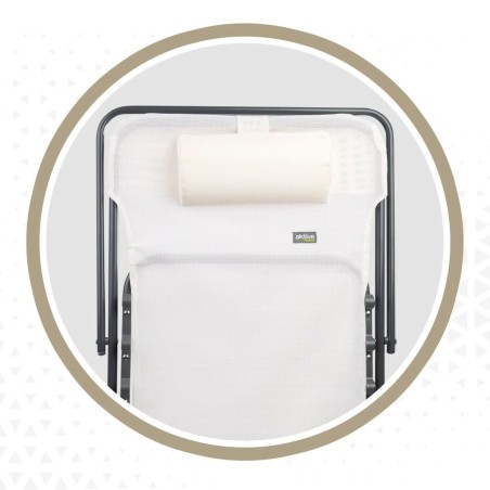 Lettino reclinabile Aktive Bianco 53 x 87 x 78 cm (4 Unità)