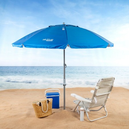 Ombrellone Aktive Azzurro 200 x 205 x 200 cm (6 Unità)