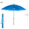 Ombrellone Aktive Azzurro 200 x 205 x 200 cm (6 Unità)