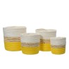 Set di vasi da fiori KSD Tricolore 100 % Riciclato (4 Unità)