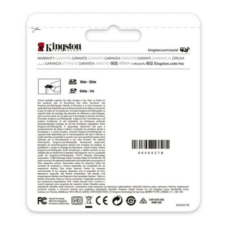 Scheda Di Memoria SD Kingston Canvas Select Plus 256 GB