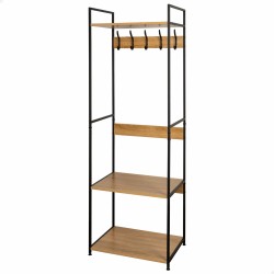 Appendiabiti con ripiano Max Home Acciaio Melammina Truciolare Minimalista 60 x 175 x 40 cm