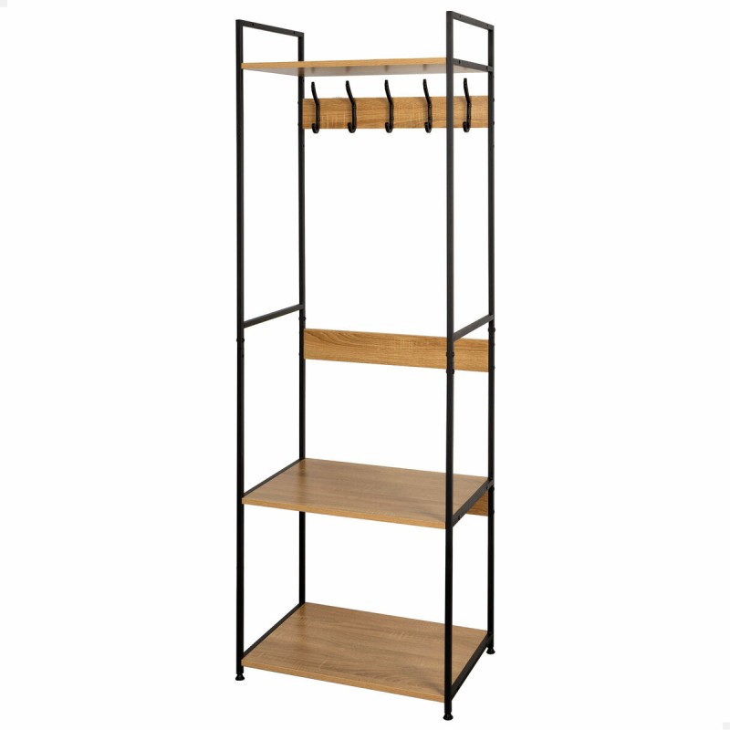 Appendiabiti con ripiano Max Home Acciaio Melammina Truciolare Minimalista 60 x 175 x 40 cm Appendiabiti con ripiano Max Home Acciaio Melammina Truciolare Minimalista 60 x 175 x 40 cm