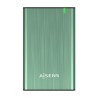 Custodia Hard Disk Aisens ASE-2525SGN USB Verde USB-C Micro USB B USB 3.2