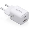 Caricabatterie da Parete Aisens ASCH-35W2P024-W Bianco Multicolore (1 Unità)
