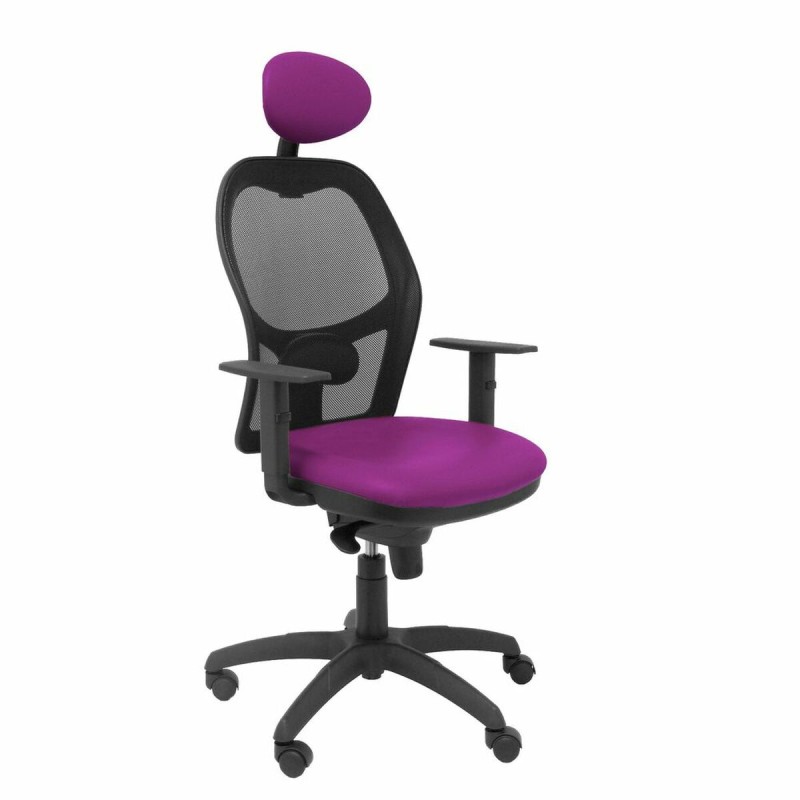 Sedia Ufficio con Poggiatesta Jorquera malla Piqueras y Crespo SNSPMOC Viola Sedia Ufficio con Poggiatesta Jorquera malla Piqueras y Crespo SNSPMOC Viola