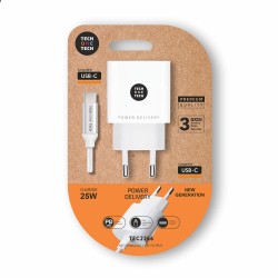 Caricabatterie da Parete Tech One Tech Bianco 25 W