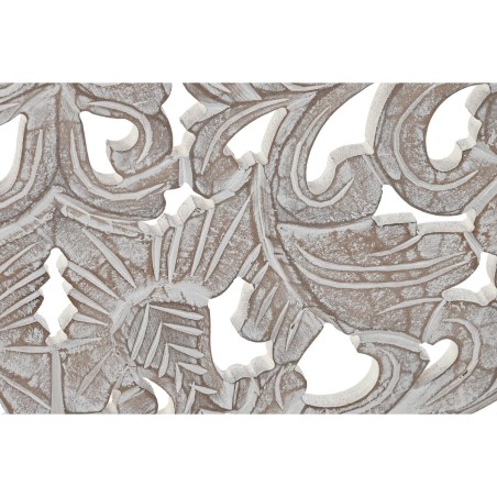 Testiera del Letto DKD Home Decor Bianco Naturale Legno Legno MDF 160 x 3,5 x 80 cm