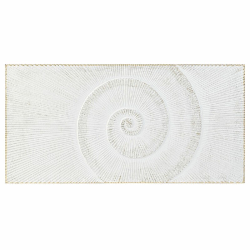 Testiera del Letto DKD Home Decor 160 x 3,5 x 80 cm Dorato Bianco Legno MDF Testiera del Letto DKD Home Decor 160 x 3,5 x 80 cm Dorato Bianco Legno MDF